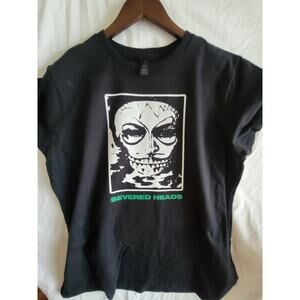 Severed Heads  band t shirt Ladies XL Black